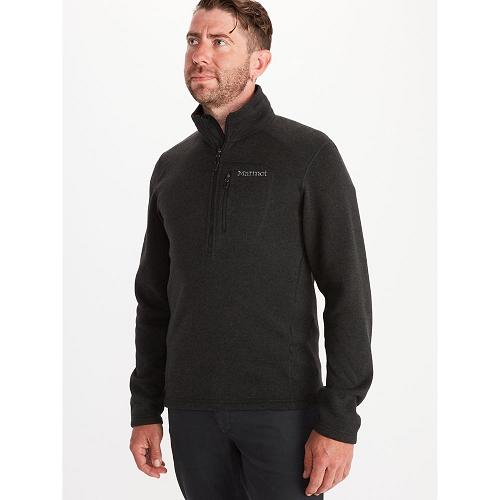 Marmot Fleece Black NZ - Drop Line Jackets Mens NZ3420658
